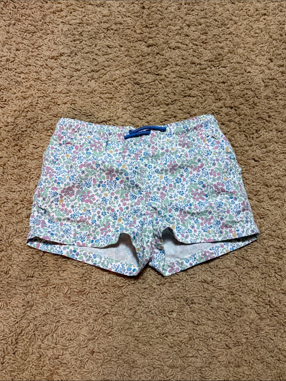 Zara Floral Print Multicolor Girls' Shorts